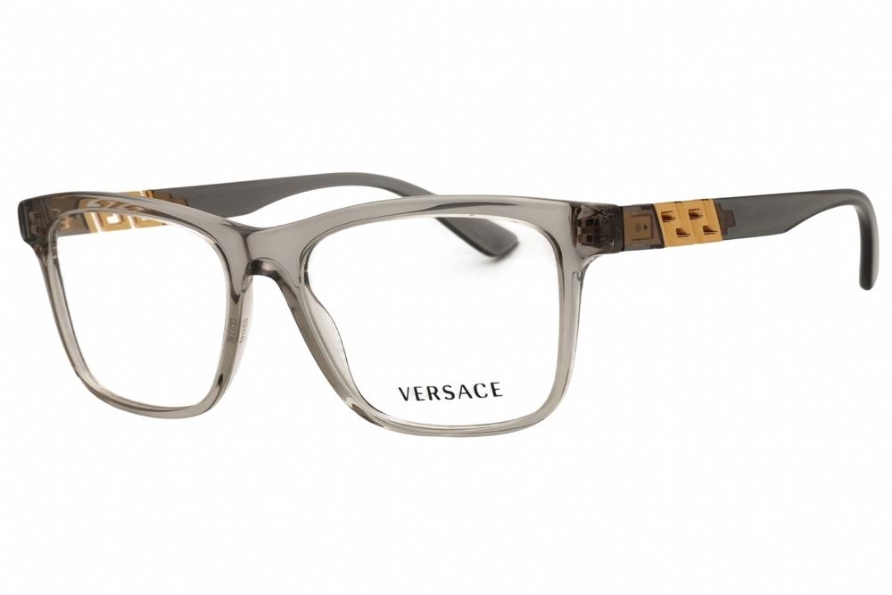 NWT Versace VE3319-593 Gray Rectangle 55mm Glasses